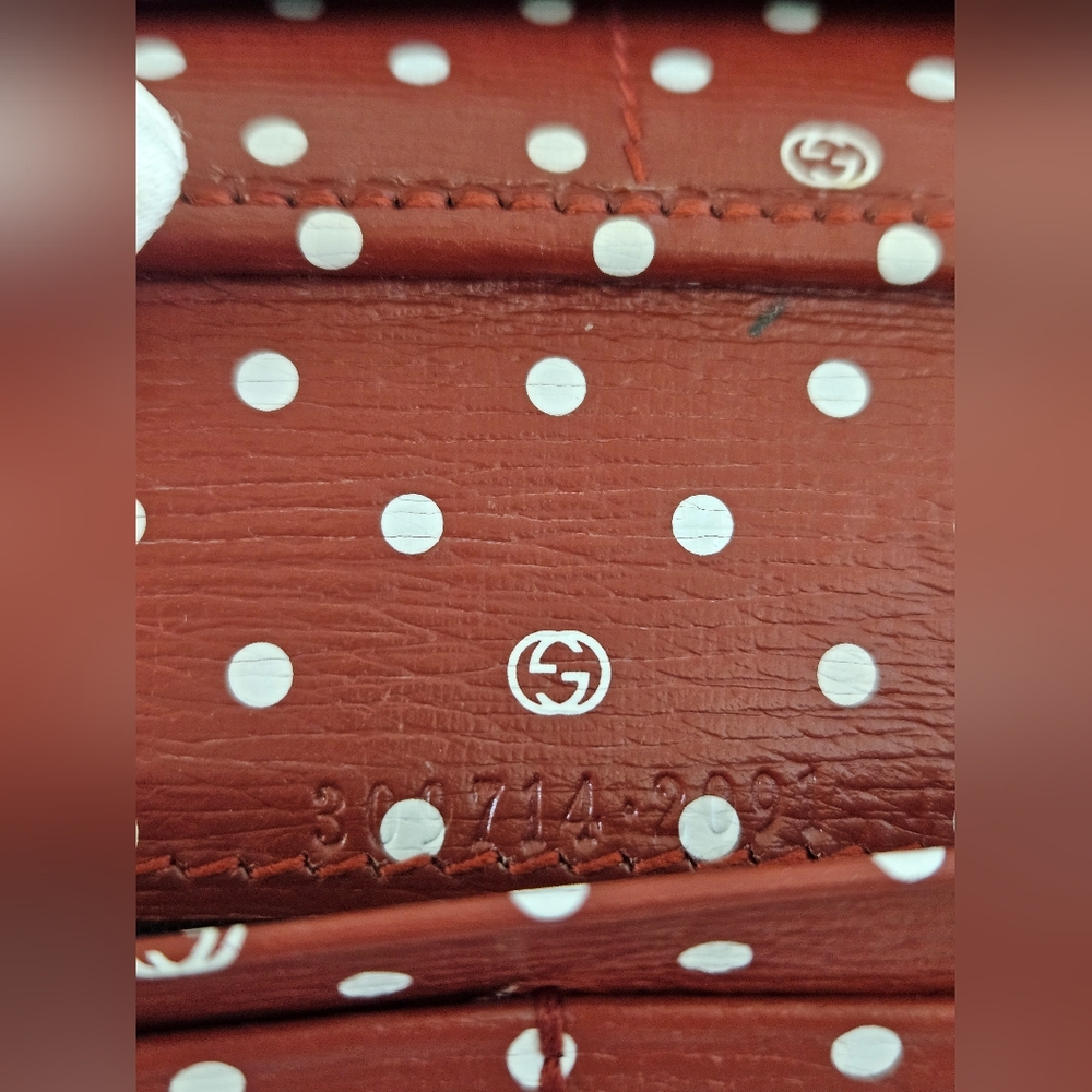 Gucci Calfskin GG Continental Wallet Red - Picture 11 of 12